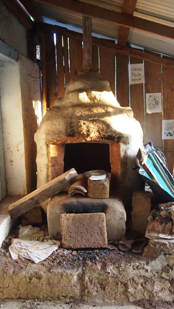 A kiln made for the community by a passing visitor 